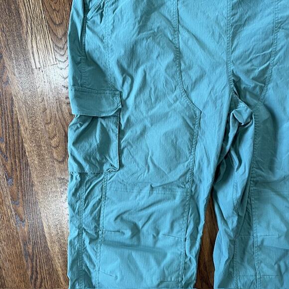 Duluth Trading Co. Heirloom Gardening Bib Overalls Womens XXL Green Fir Stretch - Picture 7 of 10